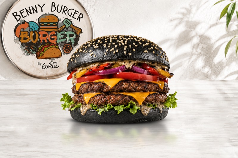 Le Black Benny burger