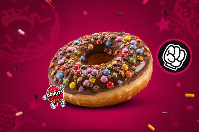 Donut Nutella Smarties