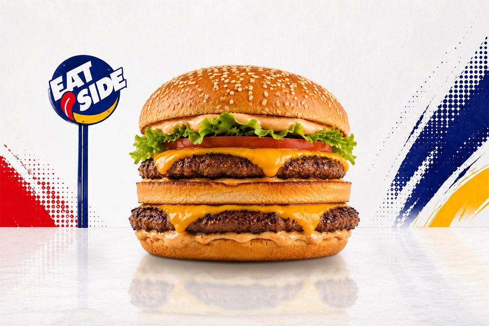 Burger eat