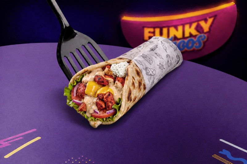 Cheese naan tikka
