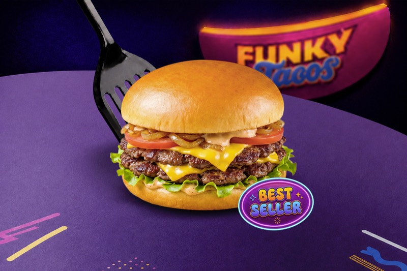 Golden bite burger