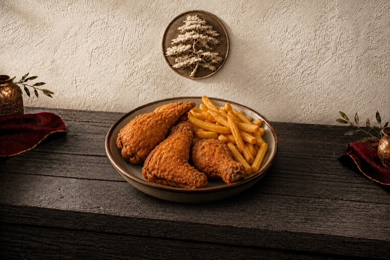 Ailes de poulet frit