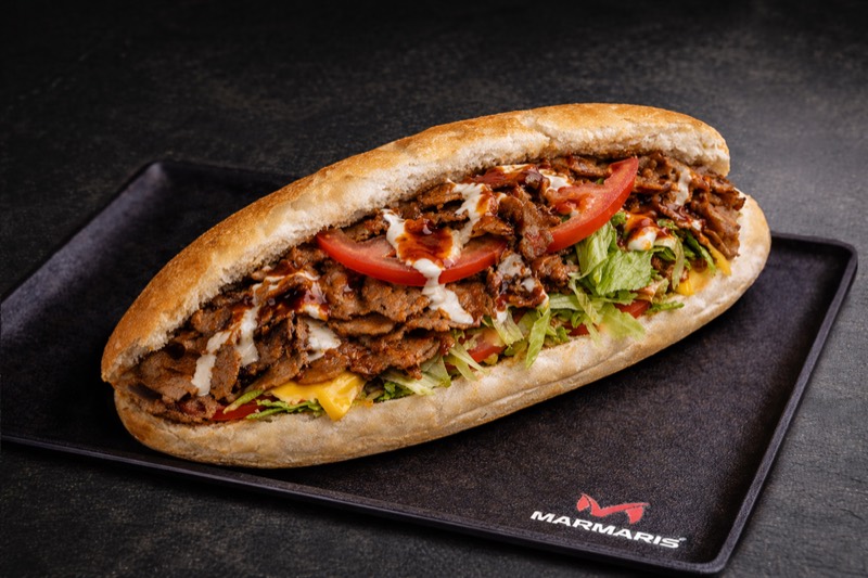 Menu baguette au kebab