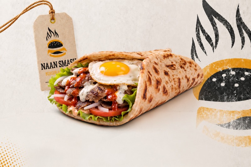 Naan kebab
