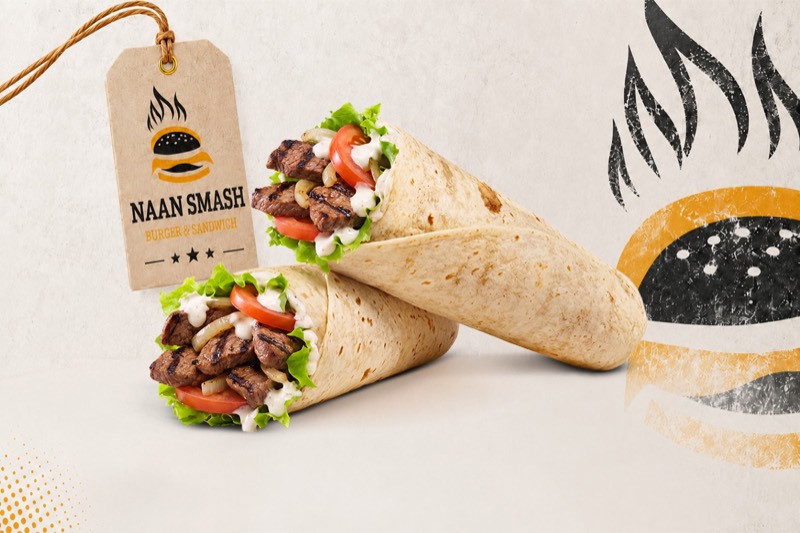 Wrap steak