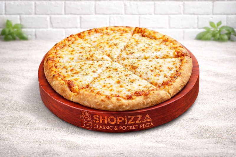 Pizza boisé cheesy