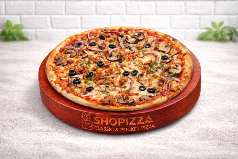 Pizza boisée