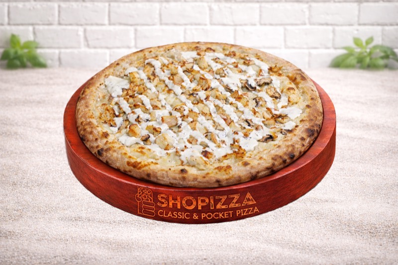 Pizza boursin chicken