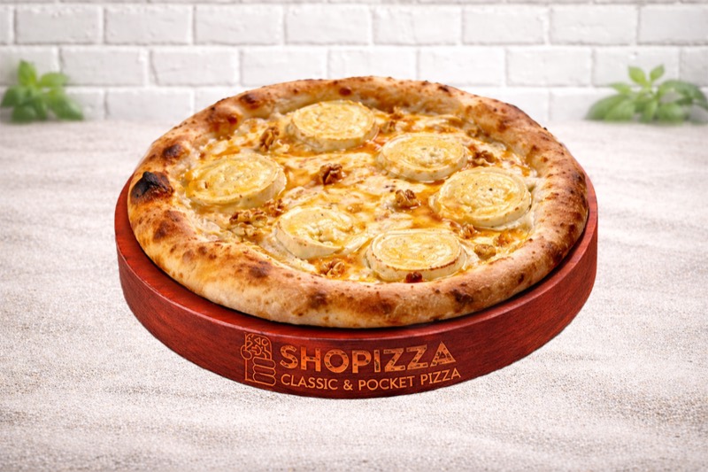 Pizza chèvre miel